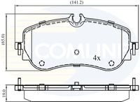 COMLINE CBP02387 - Lado de montaje: Eje delantero<br>para diámetro disco de freno [mm]: 303<br>Número de PR: 1LA<br>Espesor [mm]: 20,8<br>Homologación: R90 Homologated<br>Longitud [mm]: 163,7<br>Peso [kg]: 2,91<br>Altura 1 [mm]: 67,7<br>Contacto avisador de desgaste: preparado para indicador desgaste<br>Sistema de frenos: CBI<br>Tipo de envase: caja<br>Número de WVA: 22147<br>long. de embalaje [cm]: 20,6<br>Ancho de embalaje [cm]: 12,2<br>h embalaje [cm]: 7,8<br>