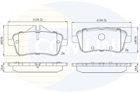 COMLINE CBP02642 - Juego de pastillas de freno