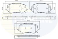 COMLINE CBP02740 - Juego de pastillas de freno