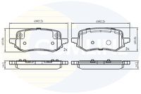 COMLINE CBP02741 - Juego de pastillas de freno