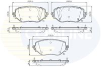 COMLINE CBP02774 - Juego de pastillas de freno - Comline