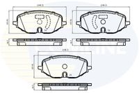 COMLINE CBP02854 - Juego de pastillas de freno