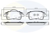 COMLINE CBP02855 - Juego de pastillas de freno - Comline