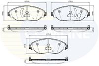 COMLINE CBP03115 - Lado de montaje: Eje trasero<br>para diámetro disco de freno [mm]: 300<br>para diámetro disco de freno [mm]: 310<br>Número de PR: 1KU<br>Número de PR: 1KZ<br>Número de PR: 2EM<br>Número de PR: 2ER<br>Espesor [mm]: 16,1<br>Longitud [mm]: 123<br>Ancho [mm]: 56,3<br>Contacto avisador de desgaste: excl. contacto de avisador de desgaste<br>Sistema de frenos: ATE<br>Ancho 2 [mm]: 61,3<br>Número de WVA: 25009<br>Número de WVA: 25011<br>