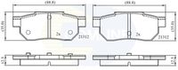 COMLINE CBP0460 - Lado de montaje: Eje delantero<br>Espesor [mm]: 17,5<br>Homologación: R90 Homologated<br>Longitud [mm]: 129<br>Ancho [mm]: 69<br>Peso [kg]: 1,66<br>Número de indicadores de desgaste [por eje]: 2<br>Contacto avisador de desgaste: con avisador acústico de desgaste<br>Sistema de frenos: TRW<br>Tipo de envase: caja<br>Número de WVA: 21515<br>Número de WVA: 21516<br>Número de WVA: 21517<br>Cantidad de muelles: 4<br>long. de embalaje [cm]: 15,5<br>Ancho de embalaje [cm]: 8,7<br>h embalaje [cm]: 8,7<br>