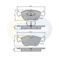 COMLINE CBP0719 - Juego de pastillas de freno - Comline