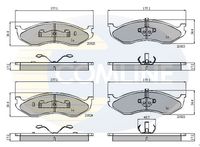 COMLINE CBP0845 - Juego de pastillas de freno