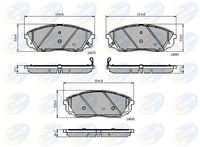 COMLINE CBP32013 - Juego de pastillas de freno - Comline