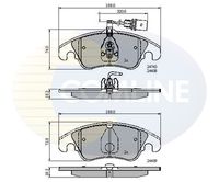 COMLINE CBP21789 - Lado de montaje: Eje trasero<br>para diámetro disco de freno [mm]: 300<br>para diámetro disco de freno [mm]: 330<br>Número de PR: 1KD<br>Número de PR: 1KW<br>Número de PR: 2EA<br>Número de PR: 2EE<br>Número de PR: 2EJ<br>Espesor [mm]: 17,5<br>Homologación: R90 Homologated<br>Longitud [mm]: 116,4<br>Ancho [mm]: 59<br>Ancho [mm]: 60,1<br>Peso [kg]: 1,381<br>Altura 1 [mm]: 59<br>Altura 2 [mm]: 60,1<br>Contacto avisador de desgaste: con contacto avisador de desgaste<br>Frenos: no para discos de freno cerámica/carbono<br>Frenos: sólo junto con discos de freno de acero<br>Sistema de frenos: TRW<br>Tipo de envase: caja<br>Espesor/grosor 1 [mm]: 17,4<br>Número de WVA: 24606<br>Número de WVA: 25214<br>long. de embalaje [cm]: 16,8<br>Ancho de embalaje [cm]: 9,7<br>h embalaje [cm]: 6,2<br>