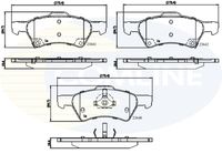 COMLINE CBP31163 - Juego de pastillas de freno - Comline