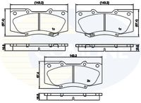 COMLINE CBP32137 - Juego de pastillas de freno