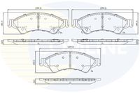 COMLINE CBP32275 - Juego de pastillas de freno