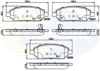 COMLINE CBP32326 - Juego de pastillas de freno