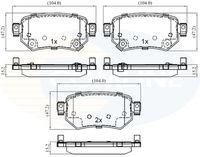 COMLINE CBP32386 - Juego de pastillas de freno