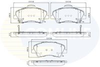 COMLINE CBP32419 - Juego de pastillas de freno - Comline