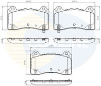 COMLINE CBP32424 - Juego de pastillas de freno