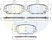 COMLINE CBP32440 - Juego de pastillas de freno
