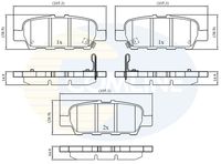 COMLINE CBP32445 - Juego de pastillas de freno - Comline