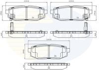 COMLINE CBP32488 - Juego de pastillas de freno