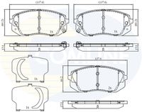 COMLINE CBP32529 - Juego de pastillas de freno - Comline