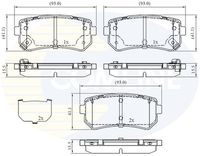 COMLINE CBP32530 - Juego de pastillas de freno