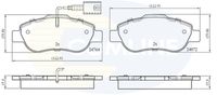 COMLINE CBP12392 - Juego de pastillas de freno