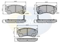 COMLINE CBP3449 - Juego de pastillas de freno - Comline