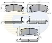 COMLINE CBP3458 - Juego de pastillas de freno - Comline