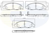 COMLINE CBP36044 - Juego de pastillas de freno