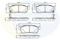 COMLINE CBP3793 - Juego de pastillas de freno