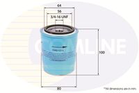 COMLINE CNS11215 - año construcción hasta: 01/1989<br>Altura [mm]: 100<br>Medida de rosca: 3/4"-16 UNF<br>Diámetro interior [mm]: 61<br>Diámetro exterior [mm]: 76<br>Tipo de envase: caja<br>Tipo de filtro: Filtro enroscable<br>Versión: w/ Anti-Drain valve<br>long. de embalaje [cm]: 7,8<br>Ancho de embalaje [cm]: 7,8<br>h embalaje [cm]: 10,2<br>