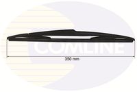 COMLINE CRWB350C - Lado de montaje: lado del conductor<br>Longitud [mm]: 550<br>Unidad de cantidad: Pieza<br>Tipo de escobilla: Escobilla con hoja plana<br>