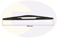 COMLINE CRWB400B - Lado de montaje: lado del conductor<br>Longitud [mm]: 500<br>Unidad de cantidad: Pieza<br>Tipo de escobilla: Escobilla con hoja plana<br>