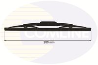 COMLINE CRWB280B - Lado de montaje: lado del conductor<br>Longitud [mm]: 650<br>Unidad de cantidad: Pieza<br>Tipo de escobilla: Escobilla con hoja plana<br>