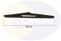 COMLINE CRWB300F - Lado de montaje: lado del conductor<br>Longitud [mm]: 600<br>Adaptador adjunto: 5<br>Forma: Plano<br>Unidad de cantidad: Pieza<br>Tipo de escobilla: Escobilla con hoja plana<br>