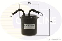 COMLINE CSB13006 - Altura [mm]: 121<br>Diámetro interior [mm]: 79<br>Diámetro exterior [mm]: 86<br>Tipo de envase: caja<br>Tipo de filtro: Filtro de tubería<br>long. de embalaje [cm]: 10<br>Ancho de embalaje [cm]: 10<br>h embalaje [cm]: 14,6<br>