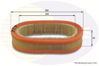 COMLINE EAF018 - Altura [mm]: 50<br>Diámetro interior [mm]: 202<br>Diámetro exterior [mm]: 270<br>Tipo de envase: caja<br>Tipo de filtro: Cartucho filtrante<br>long. de embalaje [cm]: 27,8<br>Ancho de embalaje [cm]: 27,8<br>h embalaje [cm]: 6,5<br>