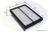 COMLINE EAF1013 - Filtro de aire