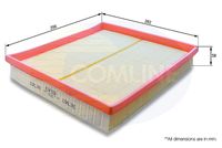 COMLINE EAF558 - Longitud [mm]: 297<br>Ancho [mm]: 282<br>Altura [mm]: 56<br>Tipo de envase: caja<br>Tipo de filtro: Cartucho filtrante<br>long. de embalaje [cm]: 30,2<br>Ancho de embalaje [cm]: 28,6<br>h embalaje [cm]: 6,1<br>