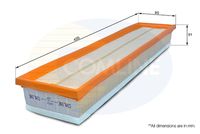 COMLINE EAF628 - año construcción hasta: 12/2004<br>Longitud [mm]: 206<br>Ancho [mm]: 170<br>Altura [mm]: 92<br>Peso [kg]: 0,31<br>Forma: rectangular<br>Tipo de filtro: Cartucho filtrante<br>Artículo complementario / información complementaria 2: para ambiente con mucho polvo<br>