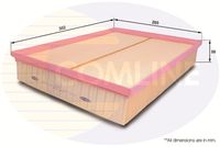 COMLINE EAF630 - Longitud [mm]: 352<br>Ancho [mm]: 265<br>Altura [mm]: 58<br>Tipo de envase: caja<br>Tipo de filtro: Cartucho filtrante<br>long. de embalaje [cm]: 40<br>Ancho de embalaje [cm]: 26,5<br>h embalaje [cm]: 6,5<br>