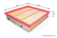 COMLINE EAF812 - Longitud [mm]: 227<br>Ancho [mm]: 204<br>Altura [mm]: 44<br>Tipo de envase: caja<br>Tipo de filtro: Cartucho filtrante<br>long. de embalaje [cm]: 30,7<br>Ancho de embalaje [cm]: 24,2<br>h embalaje [cm]: 4,5<br>