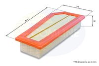 COMLINE EAF759 - Filtro de aire