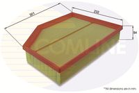 COMLINE EAF943 - Filtro de aire