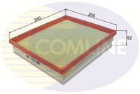 COMLINE EAF947 - Longitud [mm]: 238<br>Ancho [mm]: 205<br>Altura [mm]: 50<br>Altura 1 [mm]: 34<br>Tipo de envase: caja<br>Tipo de filtro: Cartucho filtrante<br>long. de embalaje [cm]: 26,5<br>Ancho de embalaje [cm]: 21,5<br>h embalaje [cm]: 5<br>