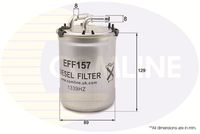 COMLINE EFF157 - Altura [mm]: 135<br>Diámetro exterior [mm]: 88<br>Tipo de envase: caja<br>Tipo de filtro: Filtro de tubería<br>Ø entrada [mm]: 9,5<br>Ø salida [mm]: 9,5<br>long. de embalaje [cm]: 10<br>Ancho de embalaje [cm]: 10<br>h embalaje [cm]: 14,6<br>