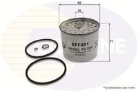 COMLINE EFF001 - Filtro combustible