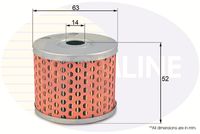 COMLINE EFF029 - Restricción de fabricante: Delphi<br>Altura [mm]: 71<br>Peso [kg]: 0,20<br>Diámetro interior [mm]: 19<br>Diámetro exterior [mm]: 85<br>Tipo de filtro: Cartucho filtrante<br>