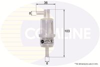 COMLINE EFF043 - Altura [mm]: 91<br>Diámetro interior [mm]: 72<br>Diámetro exterior [mm]: 76<br>Tipo de envase: caja<br>Tipo de filtro: Filtro enroscable<br>Rosca 1: M14x1.5<br>long. de embalaje [cm]: 8<br>Ancho de embalaje [cm]: 8<br>h embalaje [cm]: 9,3<br>