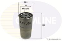 COMLINE EFF066 - Filtro combustible